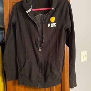 PINK Steelers Zip up Hoodie